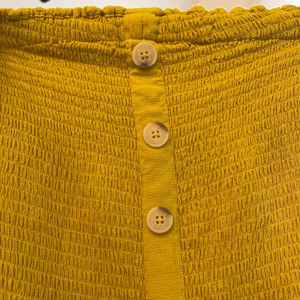 LOFT Beach Smocked Strapless Jumpsuit - Picture 7 of 8